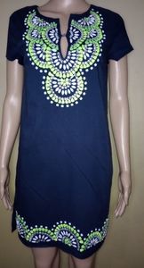 Blue shift dress- Size M